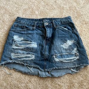 VanillaStar Jean Mini Skirt